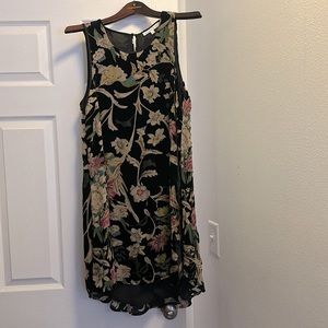 Daniel Rainn M Black Velvet Dress Vintage inspired look